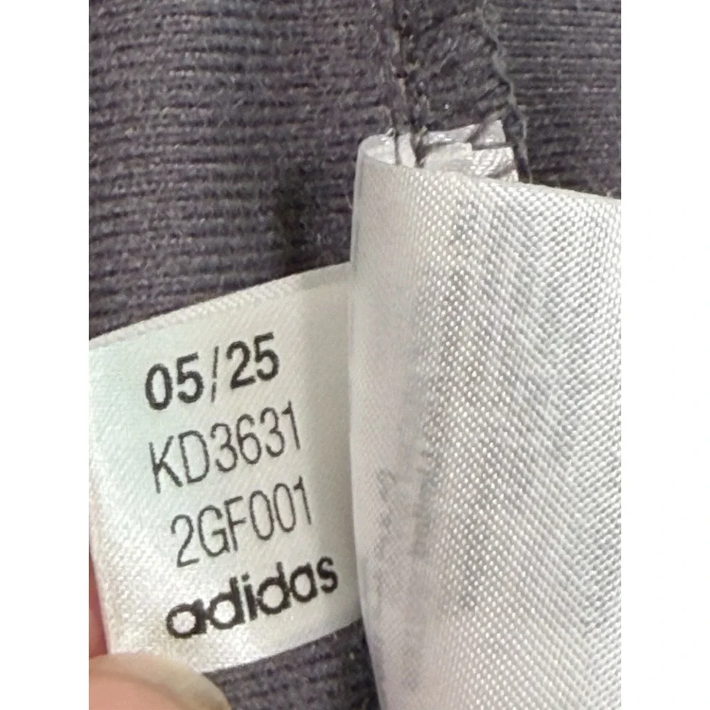 Adidas Jacket Mens XL Gray Tricot Full Zip Track Lightweight Athletic KD3631